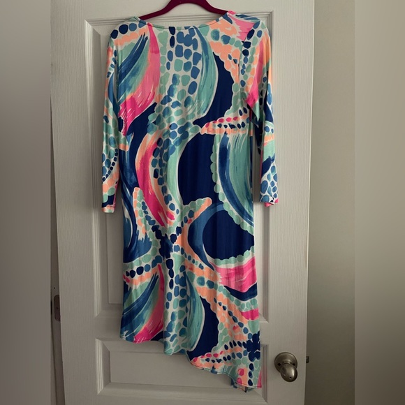 Lilly Pulitzer Ariana Asymmetrical Dress Size Medium - Picture 2 of 2